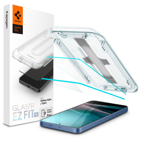 מגן מסך Spigen Galaxy S25 Plus / S24 Plus GLAS.tR EZ Fit HD (אריזה של 2)